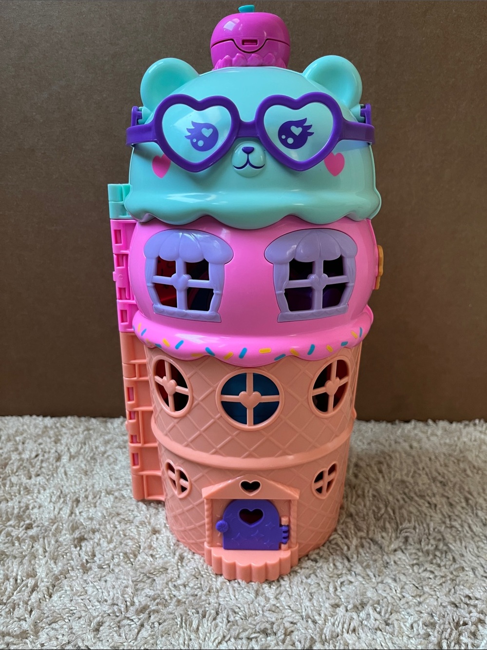 Polly Pocket Ice Cream Cone Playset Doll House